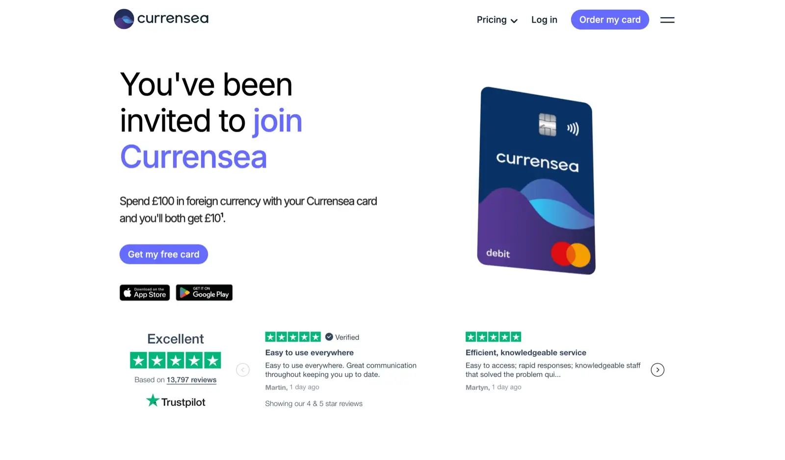 Currensea new customer sign-up bonus