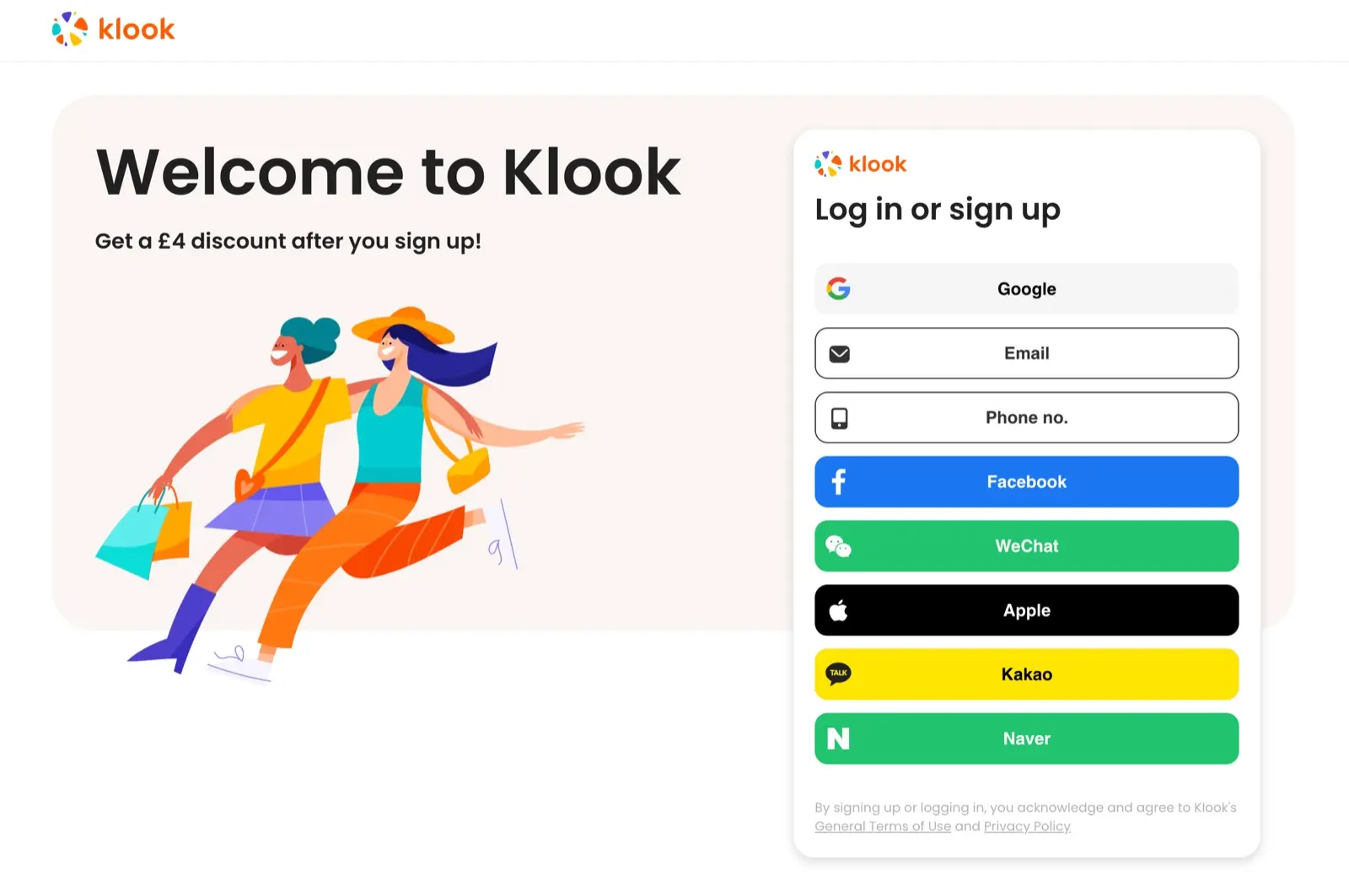 Klook new user discount for attractions